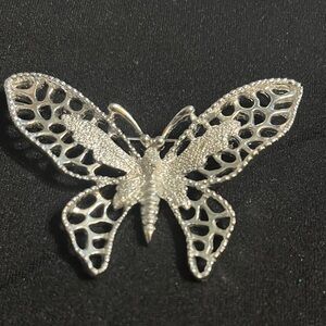 Vintage Brooch - Sarah Coventry - 1971 Madam Butterfly 2.5” x 2.0”